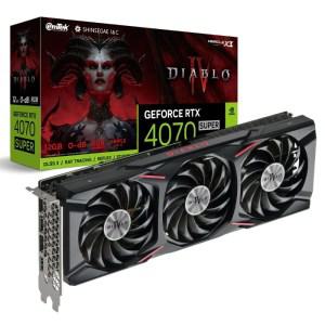 [이엠텍] RTX 4070 SUPER MIRACLE X3 디아블로4 에디션 (그래픽카드 지지대 증정)