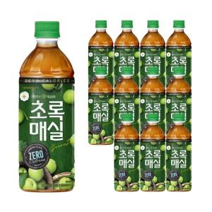 웅진 초록매실 제로 500ml 12개