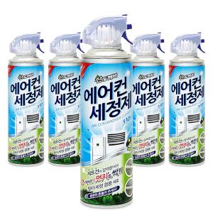 산도깨비 에어컨 세정제 330ml x 5개 에어컨 청소 크리너 먼지제거