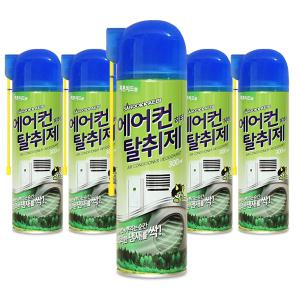 산도깨비 에어컨 히터 탈취제 300ml x 5개 피톤치드향 냄새 제거 크리너