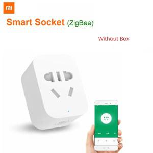 샤오미 Miui ZigBee 스마트 소켓 와이파이 앱 무선 제어 스위치 머 플러그 패키지 없이 Mi Home 앱으로