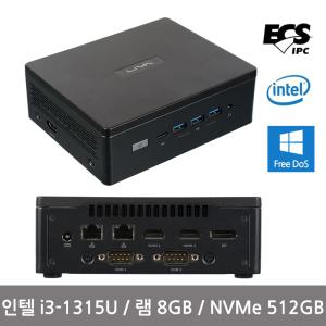 비즈니스 산업용 초소형 미니 PC 컴퓨터 ECS LIVA Z5E Plus (인텔 i3-1315U 램 8GB NVMe 512GB)