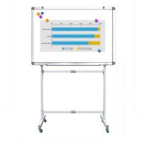 [제이큐]이동식 자석 보드 칠판 납품 화이트 85X120