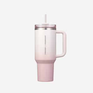 [정품] 스타벅스 24 SS 스탠리 핑크 켄처 텀블러 1183ml Starbucks Stanley Pink Quencher Tumbler 533666