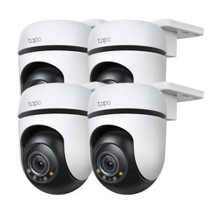 티피링크 Tapo TC41 4팩 200만화소 풀컬러 틸트 실외용 WiFi 보안 CCTV