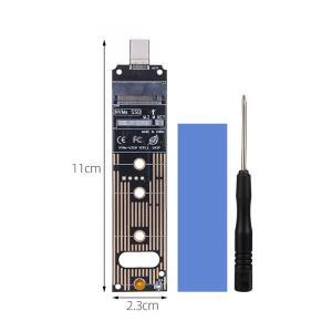 M2 SSD 어댑터 NVMe 인클로저 to USB3.1 케이스 PCIE 키 2230224222602280 TYPE-ATYPE-C 변환기