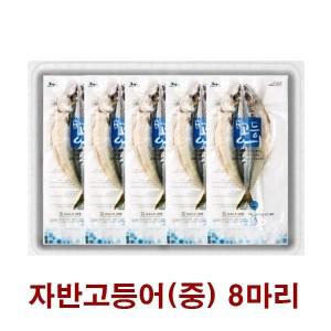 제주바다 자반고등어 8마리 선물세트 1마리당 1팩 포장 국민생선 맛 고등어