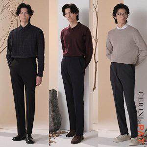 [CERINI by PAT]24FW 남성 가을 워셔블 팬츠 3종 세트