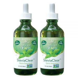 SweetLeaf 5923768732 SteviaClear 스위트 드롭 - 스테비아 액체 감미료, 쓴 뒷맛이 없는 순수 드롭, 설탕