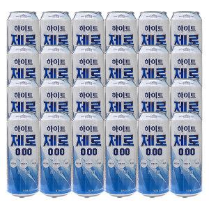 하이트제로 0.00 500ml 24캔 / 무알콜 맥주맛 음료