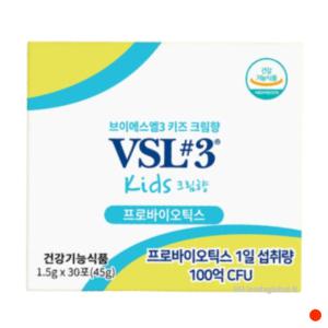 VSL3 유아 키즈 크림향 생유산균 프로바이오틱스 30포