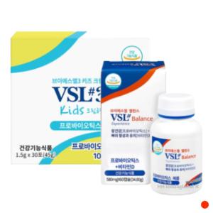 VSL3 생유산균 키즈 크림향 30포+ 밸런스 60캡슐 set