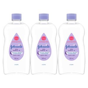 존슨즈베이비 베드타임 베이비 오일, 500ml, 3개