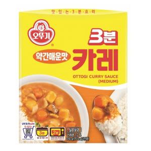 오뚜기 3분 카레 약간 매운맛 (200G)