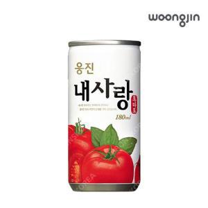 웅진 자연은 내사랑 토마토 180ml X 60캔 과일주스 캔음료