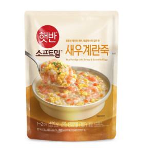 cJ 비비고죽 햇반소프트밀 새우계란죽 420g x10개