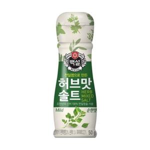 백설 허브맛솔트 순한맛 50g 4개