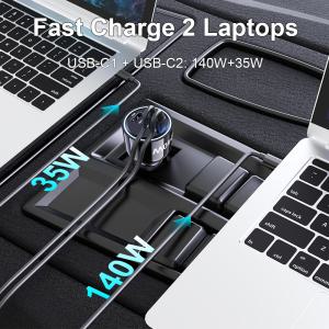 Ubigbuy 240W 차량용 충전기 PD 3.1 140W 100W PPS 45W 슈퍼 급속 충전 USB C 차량용 어댑터 MacBook Pro i