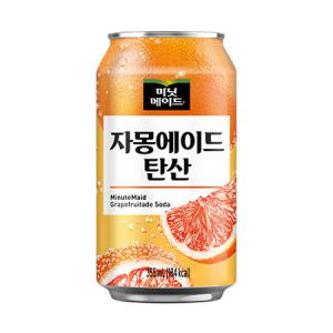 미닛메이드 자몽에이드 탄산 355ml 48캔