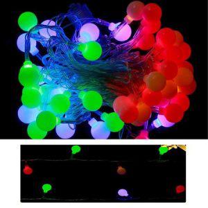 50구 LED 투명선 컬러 구슬 장식전구 5M 감성조명