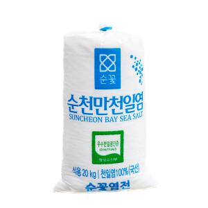 순천만 천일염 20kg 굵은 햇소금