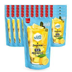 삼립 카페스노우 레몬 에이드 제로 230ml x40개 / 편의점 파우치 음료