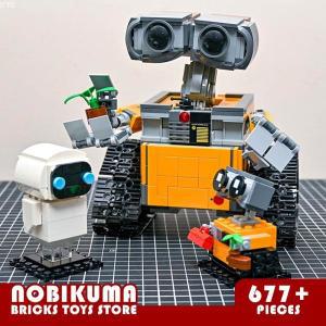 중국레고 호환 블럭 테크닉 자동차 해적선 공룡 에펠탑 디즈니 Wall E 로봇 MOC 브릭 모델, 만화 영화 Wall