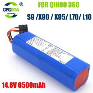 Qihoo 360 S9 로봇 진공 청소기용 배터리 팩 예비 부품 액세서리 교체 14.8V 6500mAh