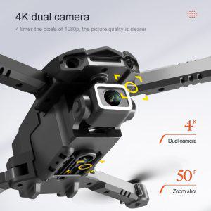 촬영용 입문용 고급 드론  S128 미니 4K 듀얼 HD 카메라 360 완전 장애물 회피 접이식 UAV 전문 고정 고도