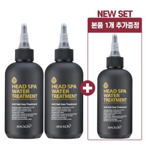 맥클린 헤드스파 워터 트리트먼트 200ml 3개 물미역머릿결