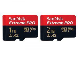 SanDisk 익스트림 PRO 1TB 2TB 마이크로 SD 마이크로SDXC U3 V10 A2 4K 170MB/s 메모리카드 135198187184