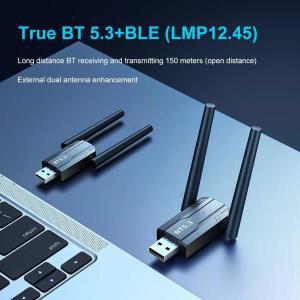 PC 스피커용 USB 블루투스 5.3 어댑터, 무선 마우스 키보드, 음악 오디오 리시버 송신기, 동글