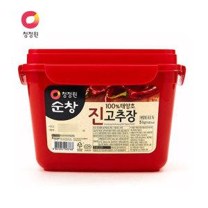 청정원  순창 진 고추장 5kg/100% 태양초 대용량