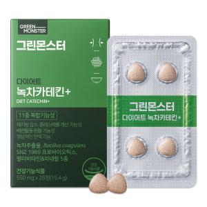 그린몬스터 다이어트 녹차카테킨+, 28정, 1개