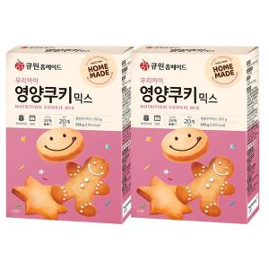 큐원 홈메이드 우리아이 영양쿠키믹스 250g 2개