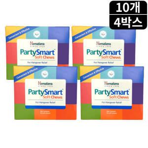 히말라야 파티스마트 츄 숙취해소제 숙취해소젤리 10개입 4박스 PARTYSMART