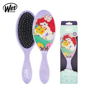 Wet brush 오리지널 디탱글러 디즈니 아리엘 B 인어공주 헤어 드라이 브러쉬 빗 극손상모 두피 마사지