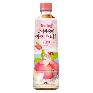 티로그 납작복숭아 아이스티 홍차 제로칼로리 500ml x 12개