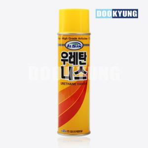 일신 우레탄니스 420ml 목재 금속 코팅 바니쉬 스프레이 우레탄코팅 락카 광택코팅제 광택제 투명