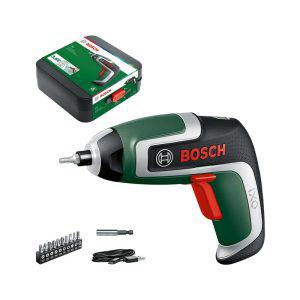 Bosch IXO7 휴대용 무선 전기 드릴 스크루드라이버 세트, USB 충전식 멀티 툴,