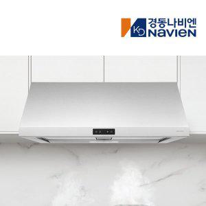 [기타]경동나비엔 주방 가스렌지 터치식 박스형 허리캐인 정풍량 레인지 침니 후드 RGB150-09TBA