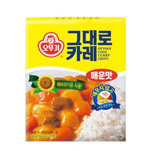 오뚜기 3분요리 그대로카레 매운맛 200g