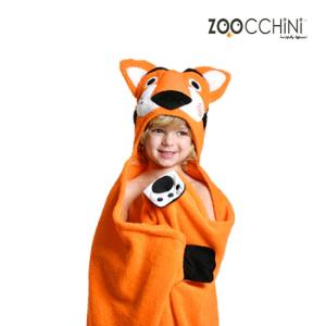 ZOOCCHINI 주치니 캐릭터 후드타올 Travis the Tiger