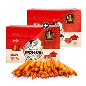 진주햄 천하장사 소세지 (15g x 100개입 1500g) 2통 간식 술안주