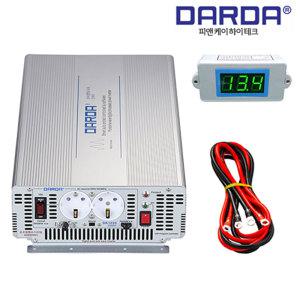 차량용인버터 DK1220 DK1220A 12V 2000W 2KW 캠핑용 순수정현파 다르다인버터