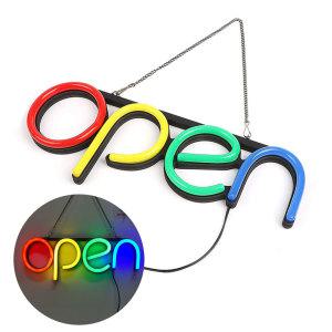 네온사인 LED OPEN 네온간판 오픈글자판 인테리어조명 개업선물(기본상품)