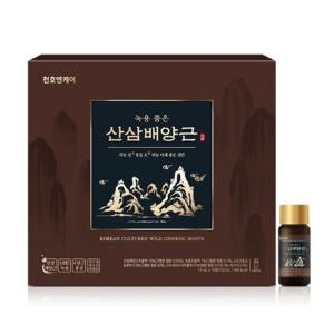 천호엔케어 녹용 품은 산삼배양근 75ml 10병 홍삼 명절 선물세트