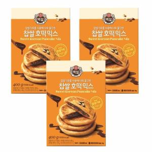 백설 찹쌀 호떡믹스 400g 3개