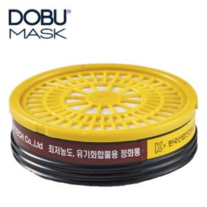 도부 방독 마스크 정화통 DVC-2401C 필터 (DM-22 DM-24 DM8024용)