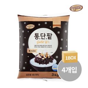 (주)동서 리치스 통단팥 골드 파우치 3kg × 4개 (1박스)